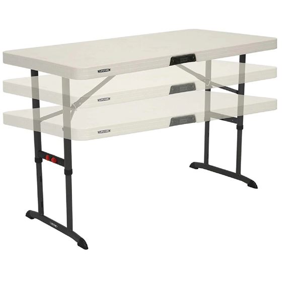 Buffettafel 122cm verstelbaar Buffettafel 122x55cm