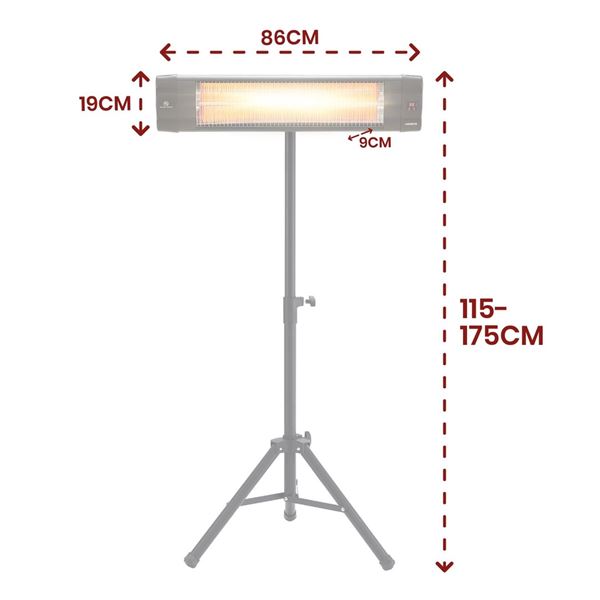 heater op driepoot heater op driepoot